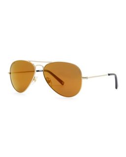 Dylan Aviator Sunglasses   Michael Kors   Gold
