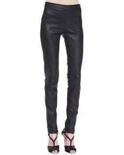 Womens Skinny Leather Pants, Black   Carolina Herrera   Black (14)