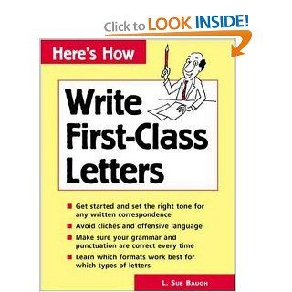 Here's How Write First Class Letters 9780844224879 Literature Books @