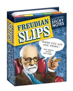 FREUDIAN FREUD SLIPS SICKY NOTES  Sticky Note Pads 