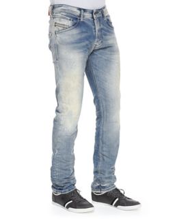 Mens Belther 32 Tapered Leg Denim Jeans, Light Blue   Diesel   Light blue (31)