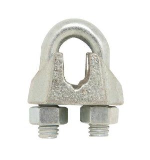 Crown Bolt 62835 Zinc Plated Wire Rope Clip, Silver, 1/4 Inch