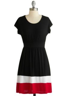 Out to the Ball Game Dress in Black  Mod Retro Vintage Dresses