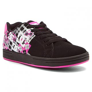 DC Shoes Pixie Argyle  Girls'   Black/Fluor Shocking Pink