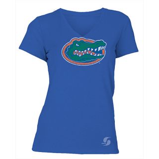 SOFFE Womens Florida Gators No Sweat V Neck Short Sleeve T Shirt   Size