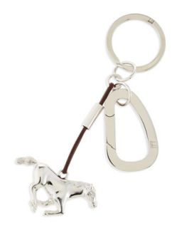Mens Ascot Horse Key Ring   Alfred Dunhill   Red