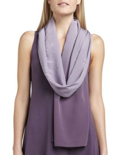 Ombre Silk Crepe Scarf, Wildberry   Eileen Fisher   Wildberry (ONE SIZE)