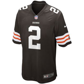 NIKE Youth Cleveland Browns Johnny Manziel Game Team Color Jersey   Size Medium
