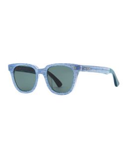 Memphis Chambray Sunglasses, Light Blue   TOMS Eyewear   Light blue/Blue