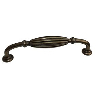 Gliderite 5 inch Antique Brass Fluted Cabinet Pull (case Of 10)