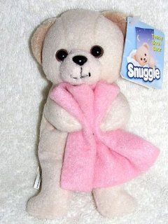 2000 Snuggle Bear Small 5" Plush Teeny Bean Bear Holding Pink Blanket Toys & Games