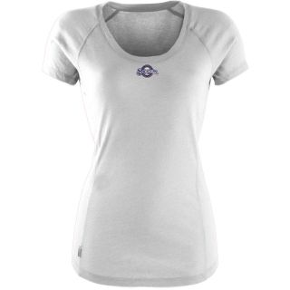 Antigua Milwaukee Brewers Womens Pep Shirt   Size XL/Extra Large, White (ANT