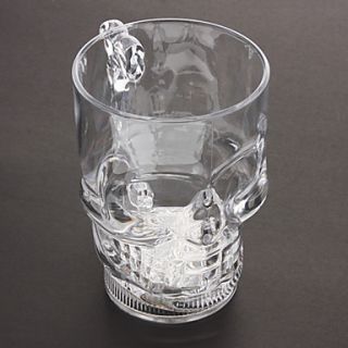 Glowing Inductive Rainbow Color Skull Cup