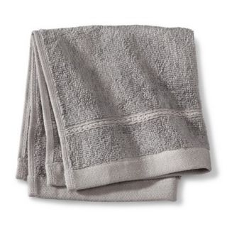 Threshold Botanic Fiber Washcloth   Cloak Gray