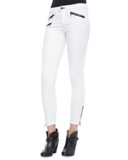 Womens RBW 23 Cropped Zip Pocket Jeans   rag & bone/JEAN   Bright white (27)