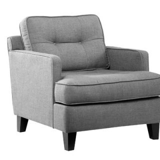 Armen Living Eden Chair LC21511BR / LC21511CE Color Cement Gray