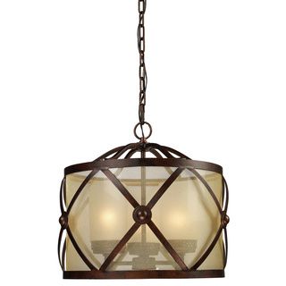 Cumberland 3 light Classic Bronze Chandelier