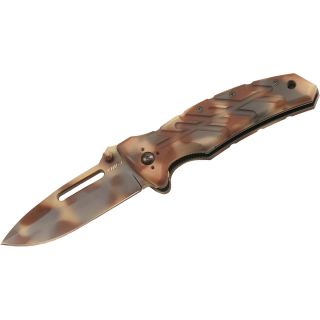 Ontario Knife Co XM 1D Plain Edge Knife   Desert Camo (108760)