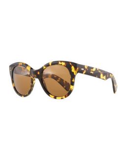 Jacey Polarized Sunglasses, Dark Tortoise   Oliver Peoples   Dk tort/ brown