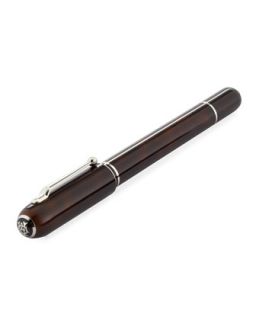 Sidecar Palladium Rollerball Pen, Tortoise   Alfred Dunhill   Red