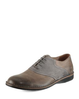 Mens Dorchester Saddle Shoe, Gray   Andrew Marc   Gray (11.0D)