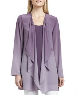 Womens Ombre Silk Jacket   Eileen Fisher   Wildberry(purple) (X LARGE (18))