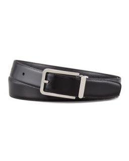 Mens Scored Keeper Leather Belt   Alfred Dunhill   Red