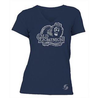 SOFFE Womens Old Dominion Monarchs No Sweat V Neck Short Sleeve T Shirt   Size