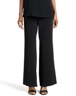 Womens Full Leg Silk Pants   Go Silk   Black (LARGE (12/14))