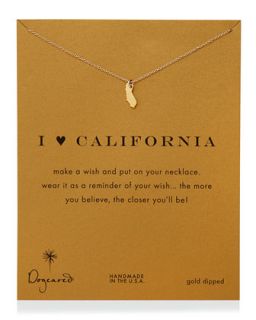 I Heart California Pendant Necklace   Dogeared   Gold