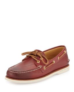Mens Gold Cup Authentic Original Boat Shoe, Red   Sperry Top Sider   Red (10)