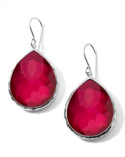 Raspberry Doublet Drop Earrings   Ippolita   Silver