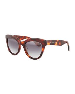 Cat Eye Sunglasses, Havana   MARC by Marc Jacobs   Havana