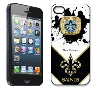 New Orleans Saints Football Logo Coolest iPhone 5 / 5S Cases   iPhone 5 / 5S Phone Cases Cover Cell Phones & Accessories