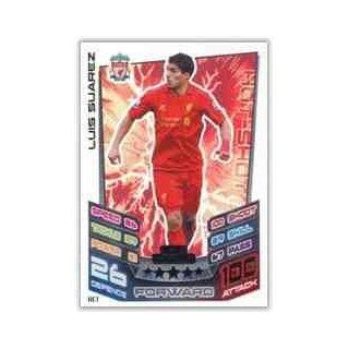 Match Attax Extra 2012/2013 Luis Suarez Hundred 100 Club Liverpool 12/13 HC1 Toys & Games