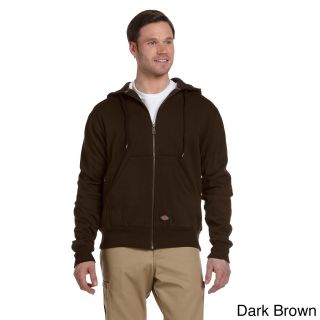 Dickies Mens Thermal lined Fleece Jacket Brown Size XXL