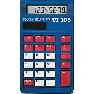 Texas Instruments TI 108 8 Digit Display Calculator, 10/Pack