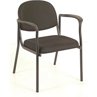 Raynor Eurotech Fabric Dakota Guest Chair, Black