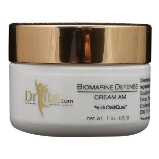 DrVita Biomarine Defense Cream (A.M.) with Chronoline   1 oz  Skin Care Products  Beauty