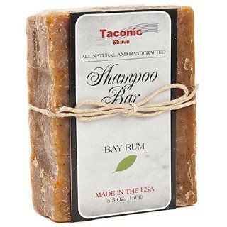 Taconic Shave Bay Rum Shampoo Bar   All Natural / Handcrafted   5.5 oz.  Hair Shampoos  Beauty