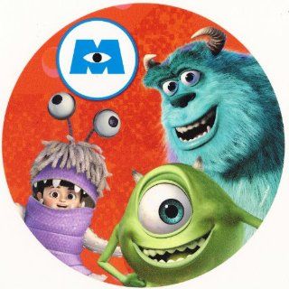 Monsters Inc. Sully & Boo ~ Edible Image Cake / Cupcake Topper (8" Round Cake)  Icing  Grocery & Gourmet Food