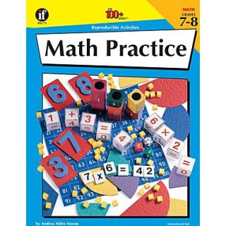 Instructional Fair Math Practice Resource Book, Grades 7   8