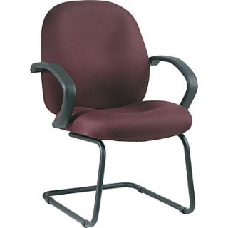 Office Star™ Distinctive Fabric Guest Chair, Burgundy