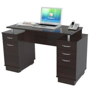 Inval America ES 0403 Double Pedestal Computer Desk   Desks