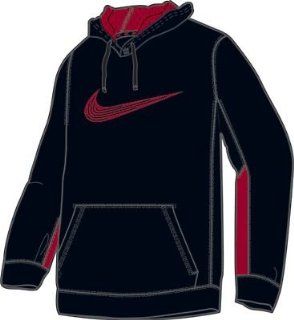 Nike 586289 Knockout Annihilator Hoody   Black/Red Sports & Outdoors