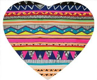 Ghhorizontal Aztec Pattern Mousepad, Heart Shaped Mousepad 