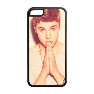 Customize Super Star Handsome Well known Charming Boy Justin Bieber Plastic and TPU Cases for Iphone 5C (Cheap IPhone5),Back case Cell Phones & Accessories