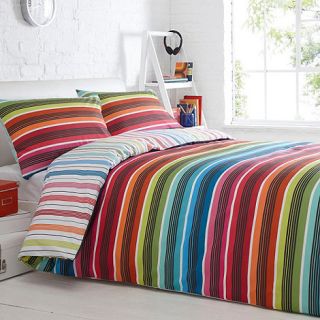 White Millie Stripe bedding set
