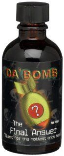 Da'Bomb The Final Answer Hot Sauce, 2 Ounce Glass Bottle  Hottest Hot Sauce In The World  Grocery & Gourmet Food
