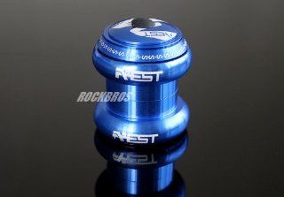 AEST Threadless External Headsets Sealed Cartridge Bearings CNC 1 1/8" Blue  Bike Headsets And Accessories  Sports & Outdoors